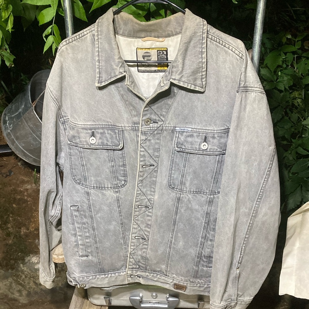 Pepe Jeans Light Gray Denim Jacket vintage early 1994